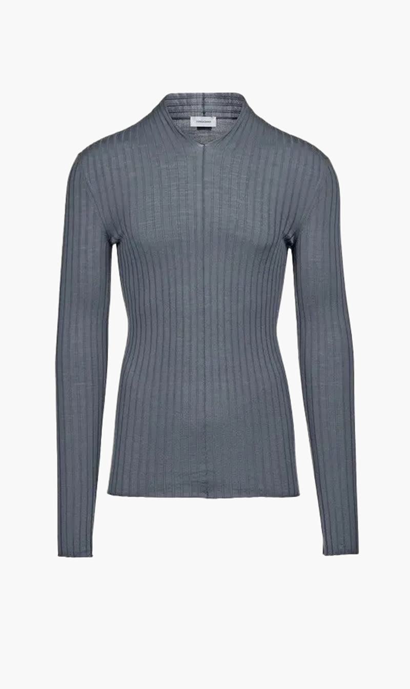 Salvatore Ferragamo Blue Wool Rib Long Sleeves V-neck for Men | The Deal Outlet
Salvatore Ferragamo Blue Wool Rib Long Sleeves V-neck for Men | The Deal Outlet