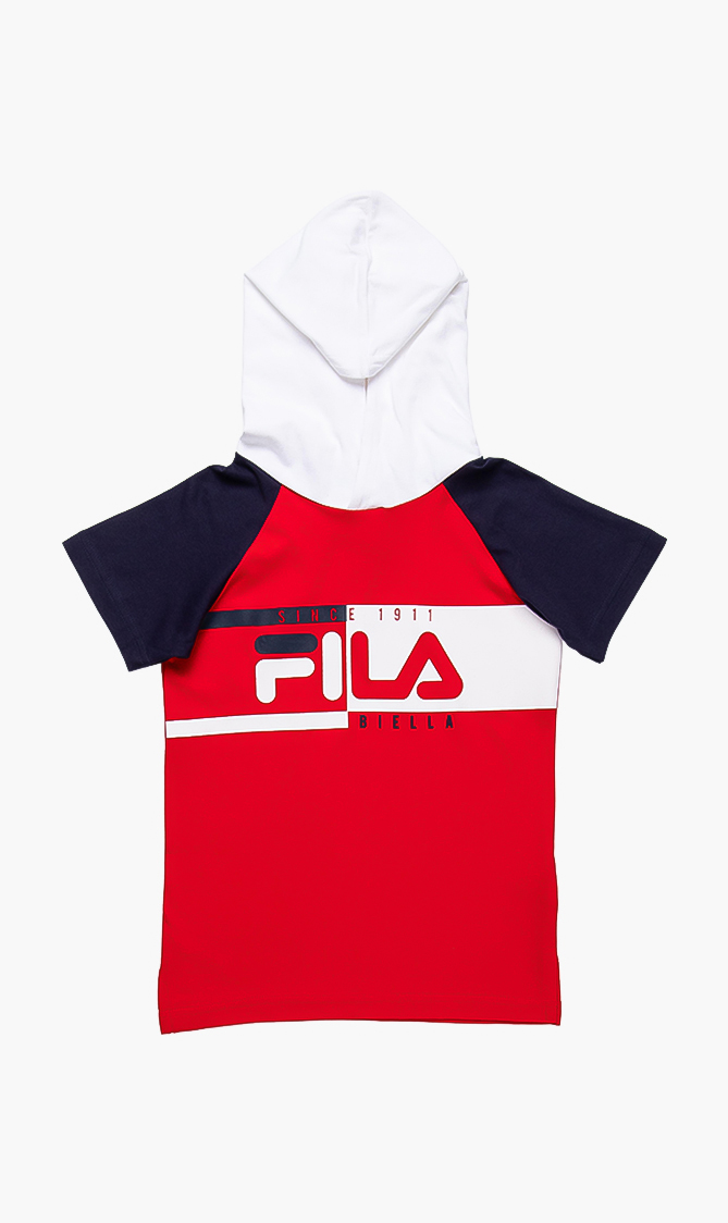 Evan Colourblock Hoody Top