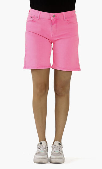 Stretch Fit Denim Shorts