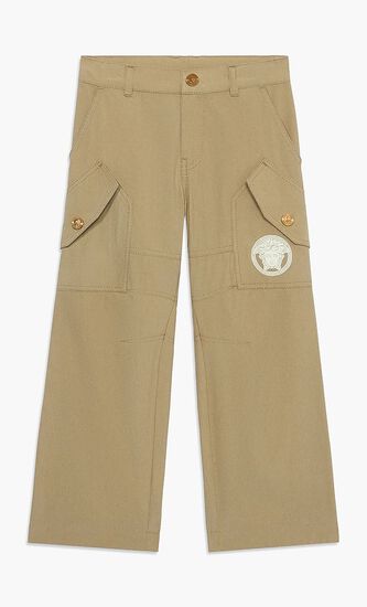 INFORMAL PANT COTTON DYED BROAD CLOTH MEDUSA PRINT