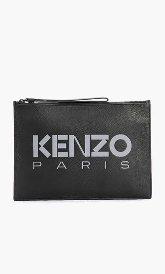 Leather Logo Pouch