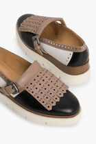 Kattilou Colorblock Leather Slip-On
