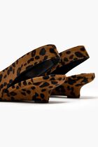 WEDGE HEEL PONY HAIR SLINGBACKS