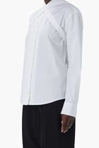 POPLIN CROSS COLLAR SHIRT WHITE WHITE