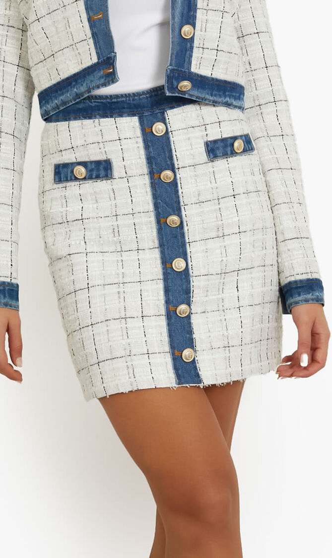 Tweed Mini Skirt