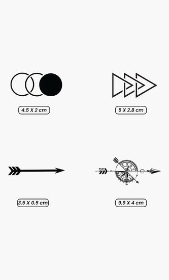 Temporary Tattoos - Symmetrical Collection
