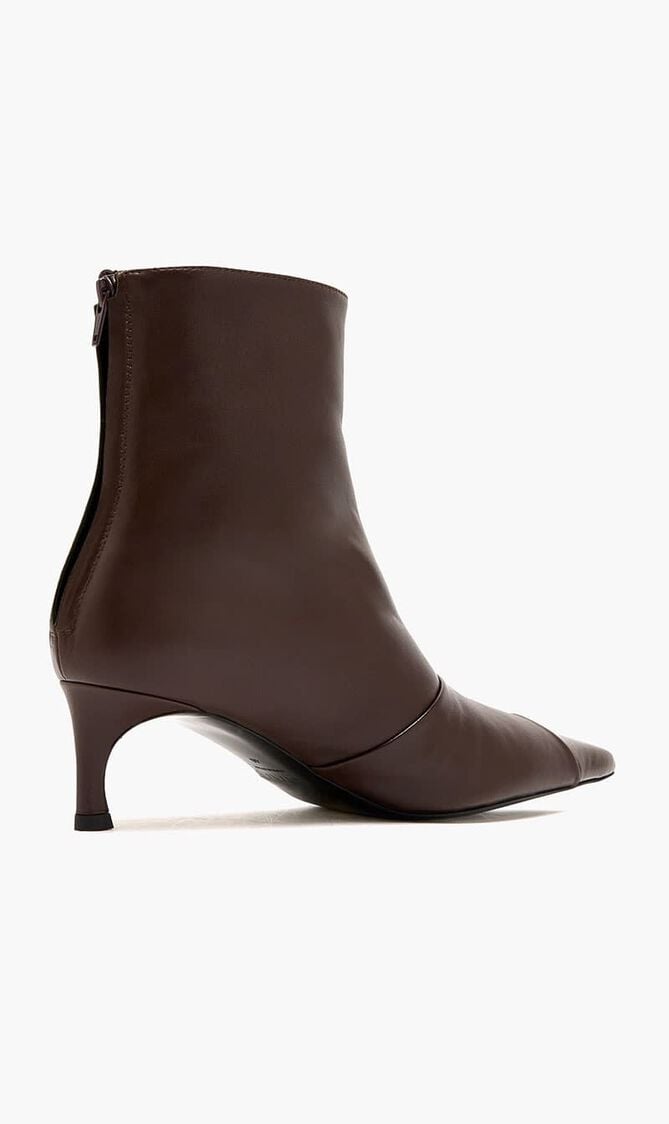 STRETCH LEATHER BOOT