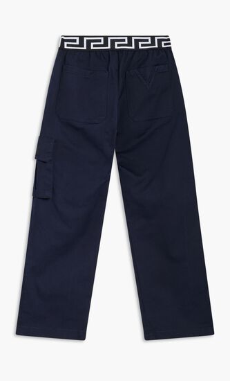 JB PANT GAB POCKET GRECA LOGO WAISTBAND