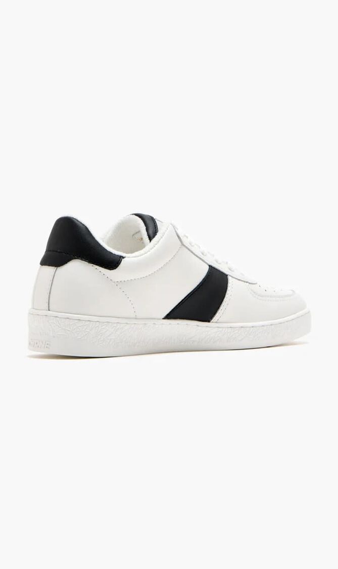 GEODE MANIFEST SNEAKER BLACK WHITE LEATHER