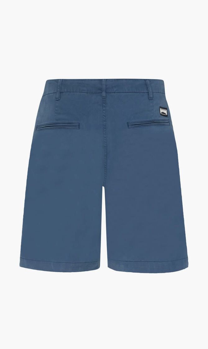 PONCHE CR25 BERMUDA TENCEL GARBARD. BLEU DE MER