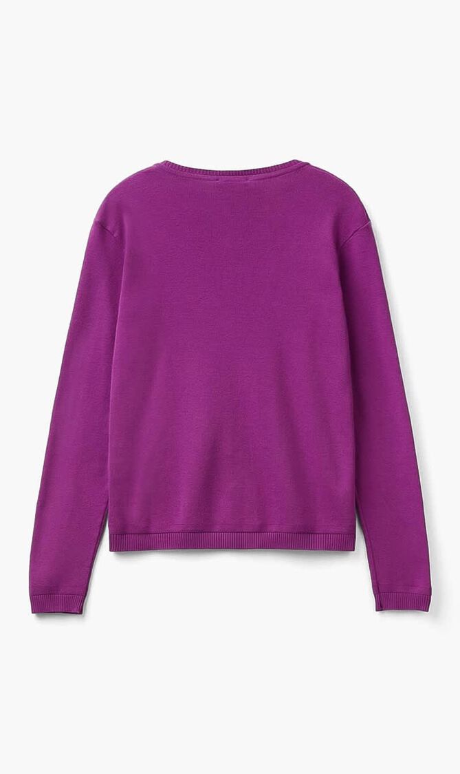 Jersey Cardigan Sweater