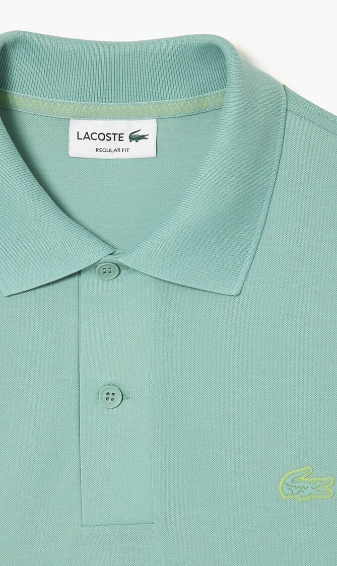 Ribbed Collar T-Shirt