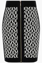 Allover Jacquard Pencil Skirt