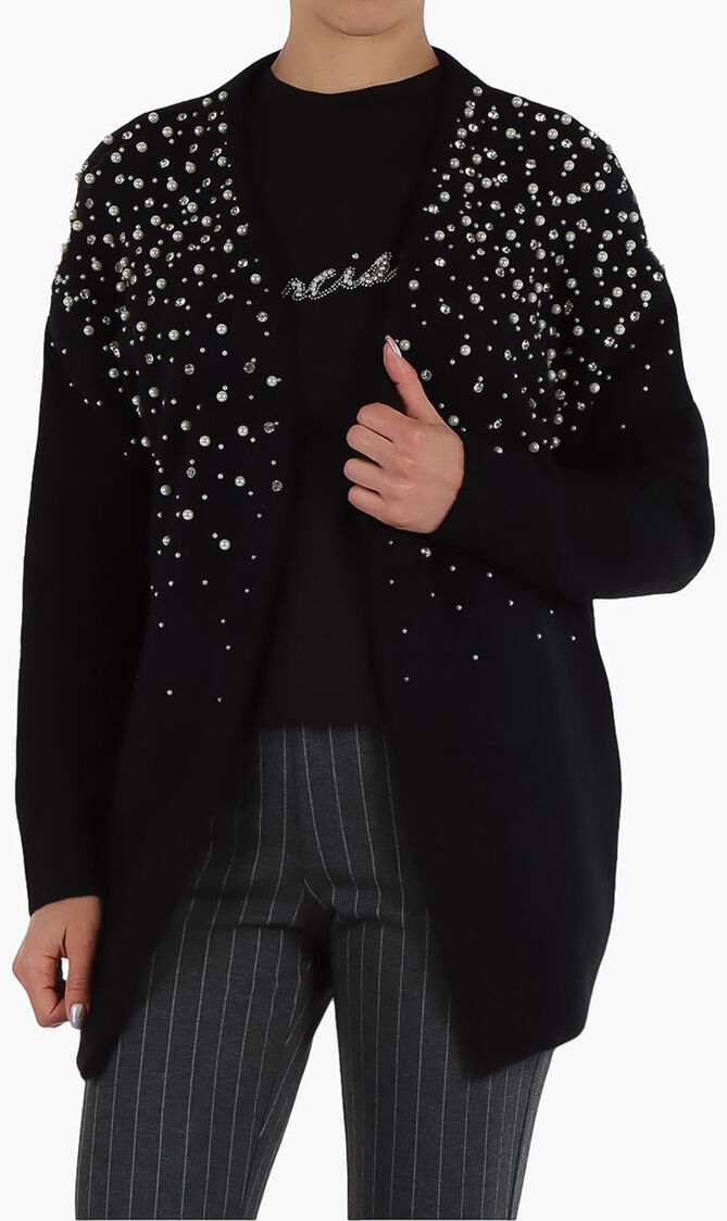 Sibilla Belted Embellished Cardigan