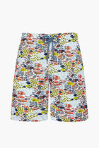 Fish Printed Shorts
