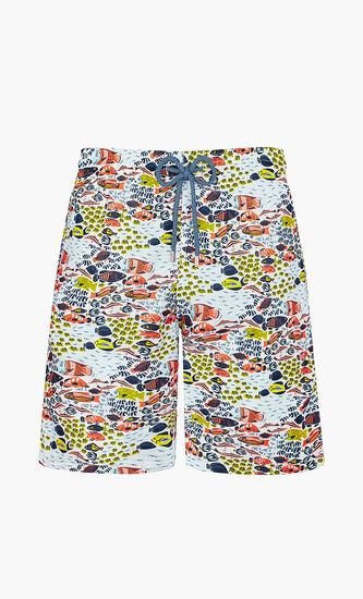 Fish Printed Shorts