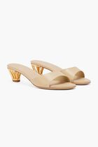 Slip On Cage Heel Sandals