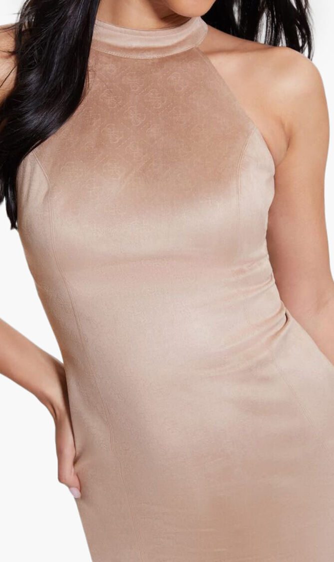 NAOMI HALTER NECK DRESS