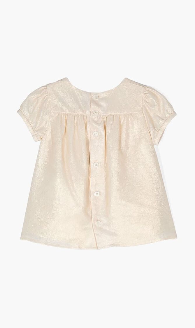 Metallic Greca Dress