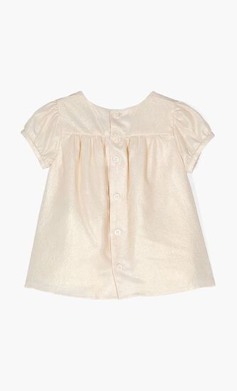 Metallic Greca Dress