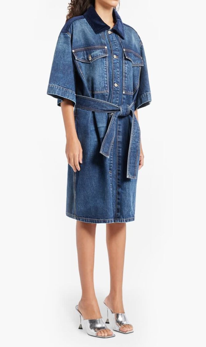 Denim Shirt Dress