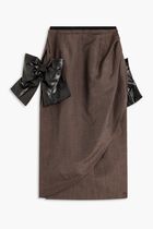 BROWNS MIDI SKIRT