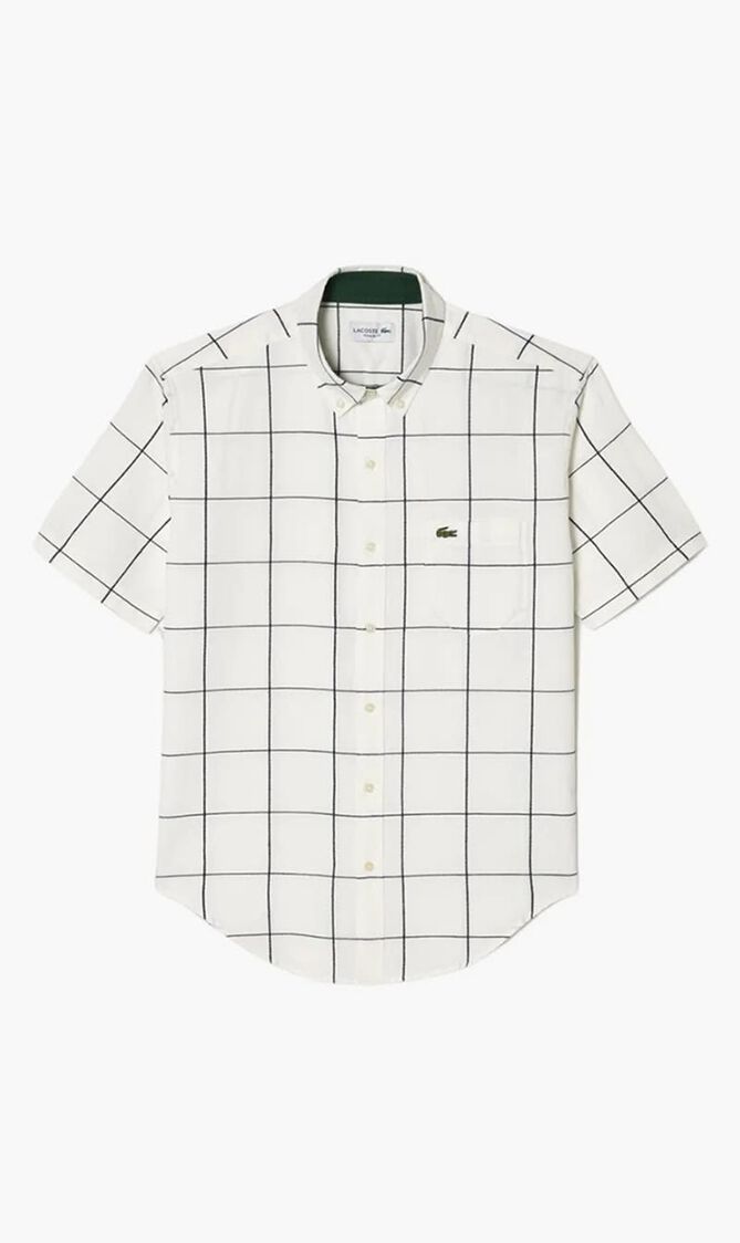 3D Window Pane Button Down Shirt