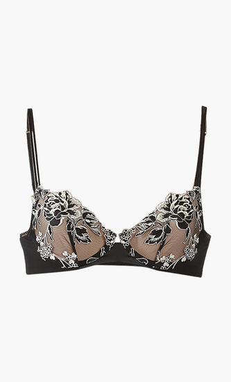 Peony Floral Lace Underwire Bra