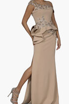 Off Shoulder Stretch Gown Dress Off Shoulder Stretch Gown Dress