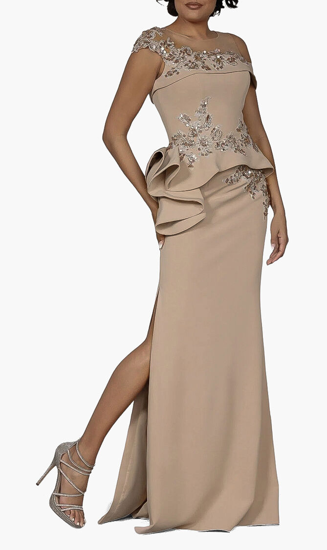 Off Shoulder Stretch Gown Dress Off Shoulder Stretch Gown Dress