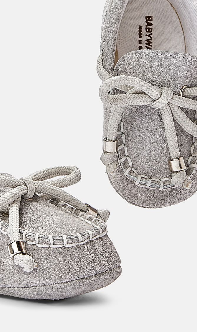 LACE UP SUEDE LEATHER LOAFER