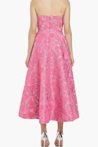 Amelia Floral Jacquard Midi Dress