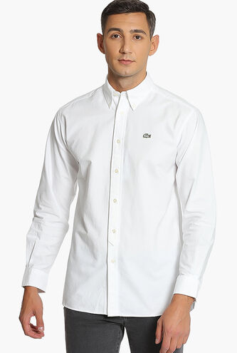 Lacoste L!VE Relaxed Fit Cotton Shirt