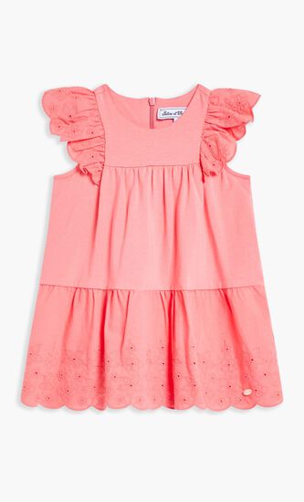 BLUSH TIERED DRESS