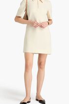 Crepe Mini Polo Dress