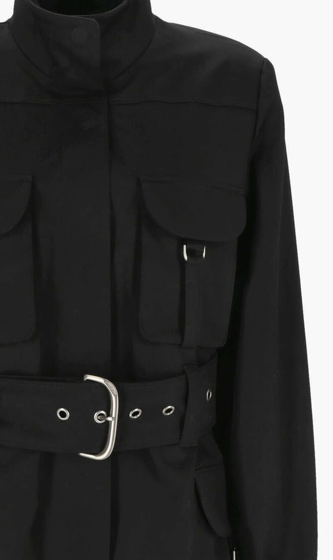 CO CARGO BELT FIELD JACKET BLACK NO COLO