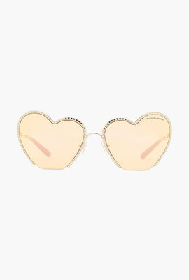 نظارة شمسية هارت بريكر بإطار على شكل قلب