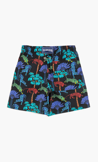 Jacquar Printed Swim Shorts