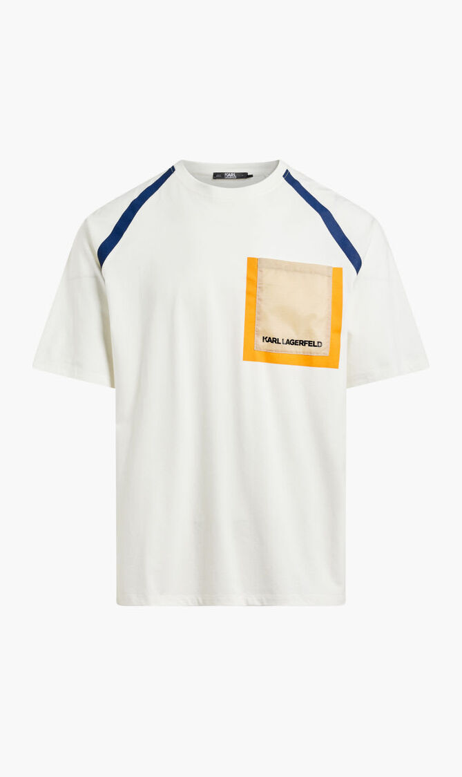FABRIC MIX POCKET T-SHIRT