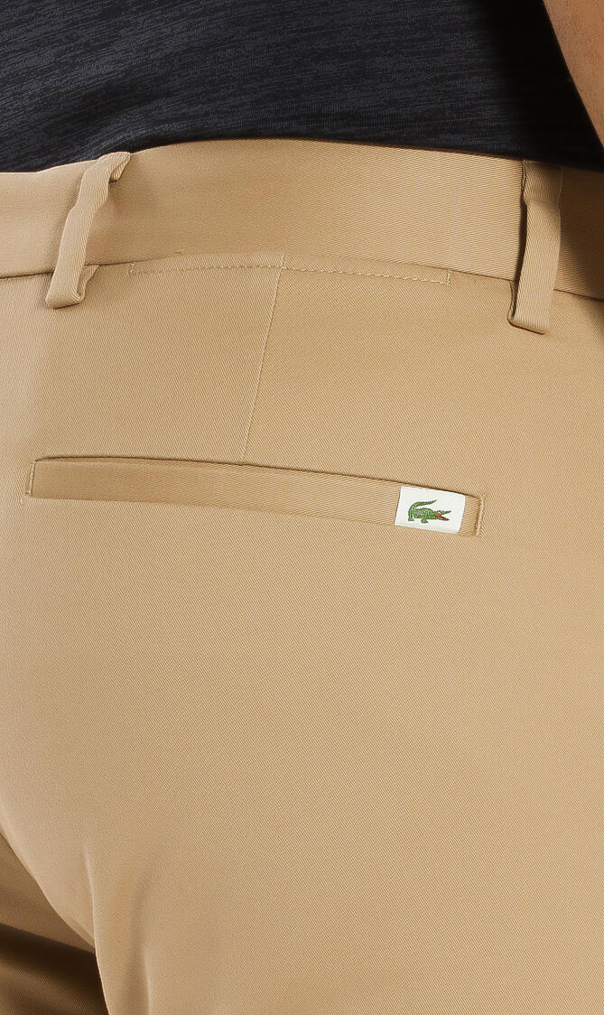 بنطال شينو قطن مطاطي بقصّة ضيقة