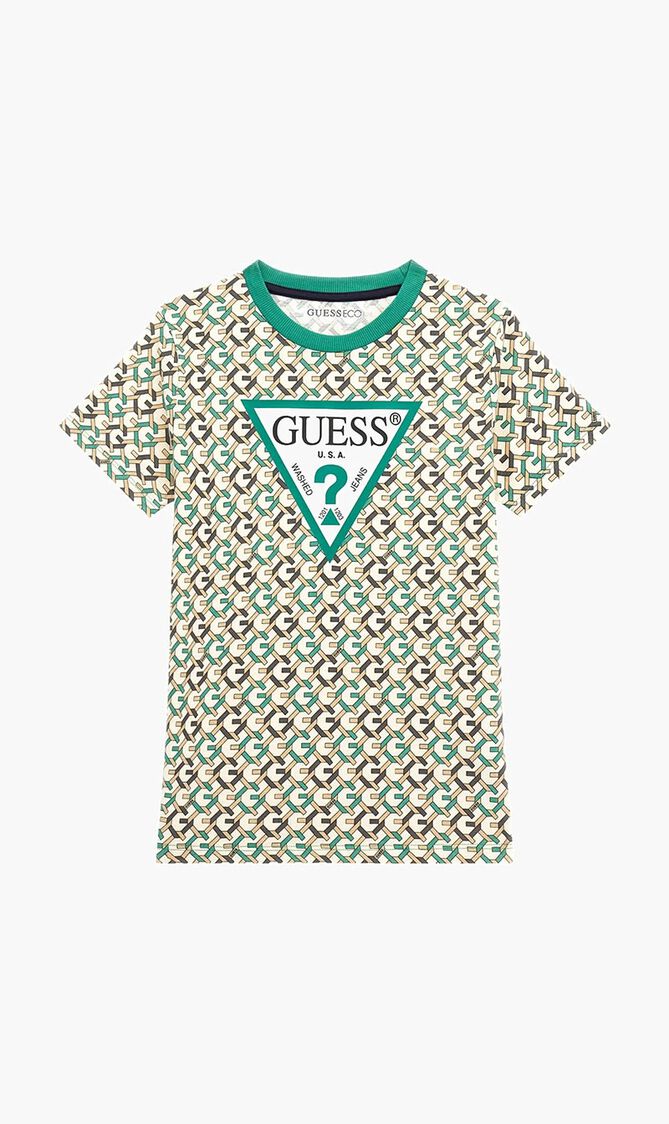 All Over Printed Logo T-Shirt