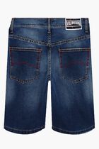 5-Pockets Denim Bermuda Neo Medusa