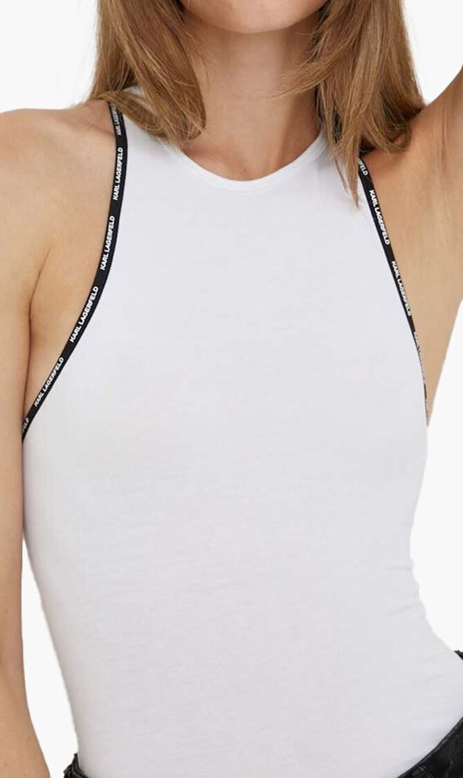 Mini Logo Racer Back Bodysuit