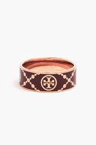 T Monogram Enamel Ring