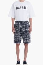 Scribble Motif Shorts