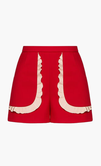 Ruffle DetailTech Shorts