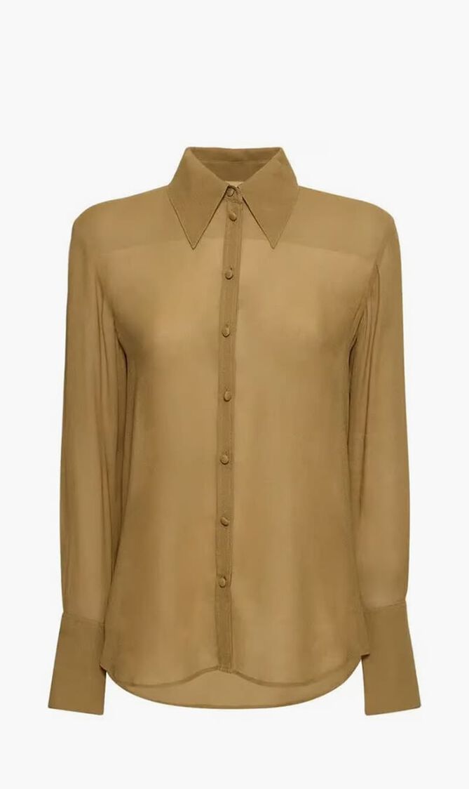 CUFFED VISCOSE SHIRT
