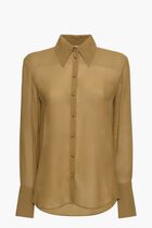 CUFFED VISCOSE SHIRT