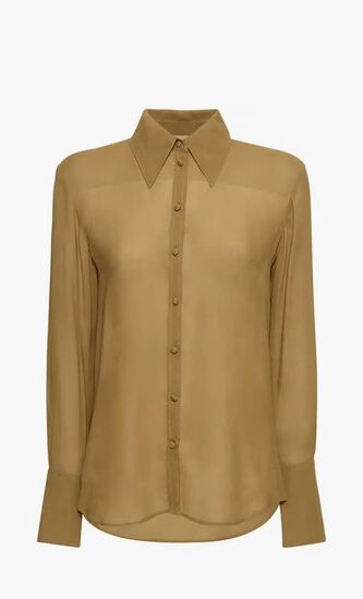 CUFFED VISCOSE SHIRT