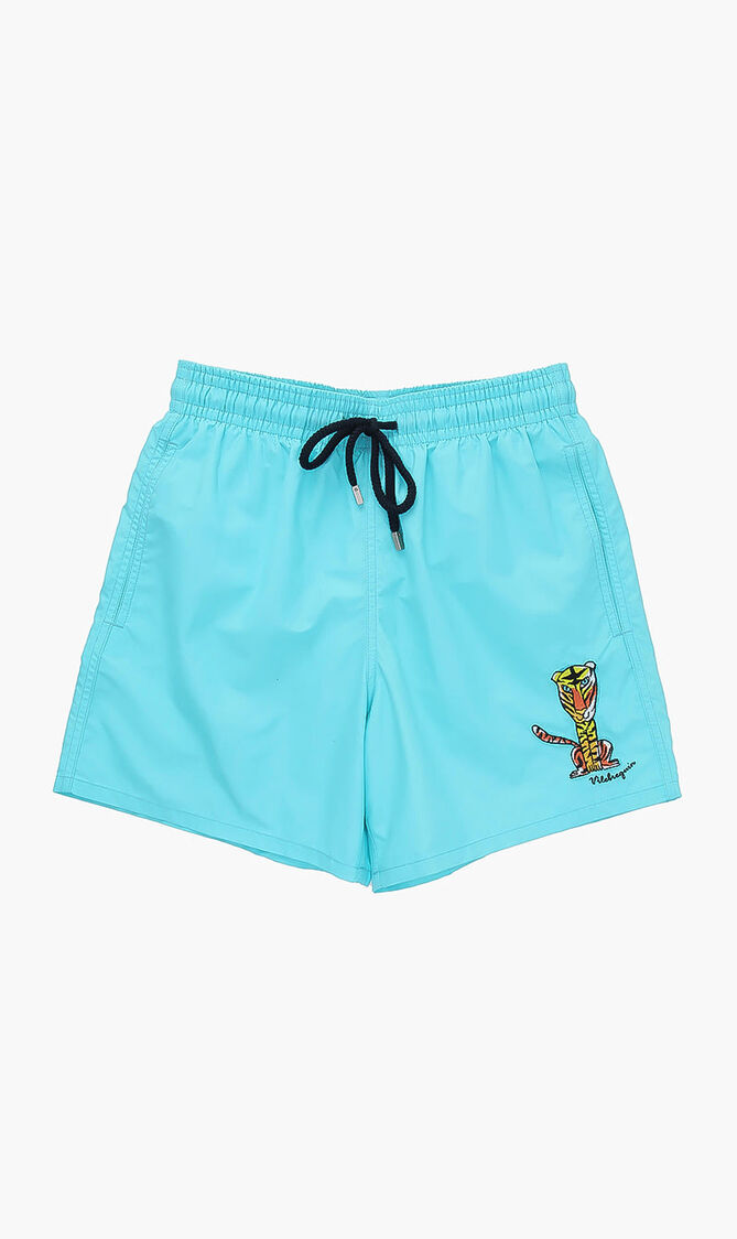 Tiger Printed Shorts